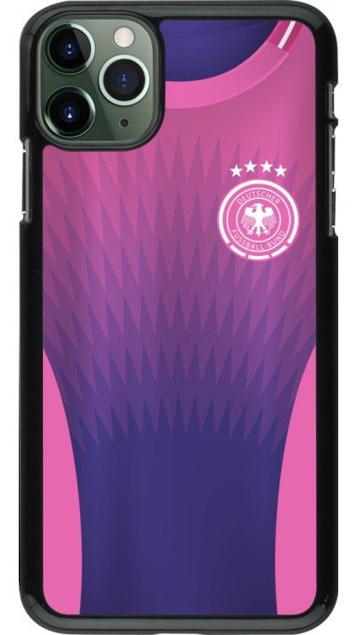 Coque iPhone 11 Pro Max - Maillot de football Allemagne Extérieur personnalisable