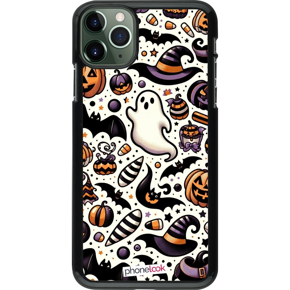 Coque iPhone 11 Pro Max - Halloween 2024 Cute Pattern