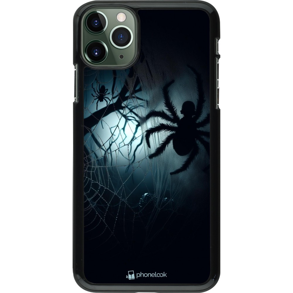 iPhone 11 Pro Max Case Hülle - Halloween 2024 Dunkle Spinne