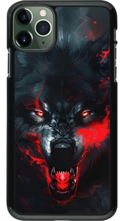 Coque iPhone 11 Pro Max - Halloween 2024 mad werewolf