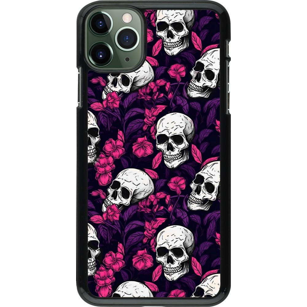 Coque iPhone 11 Pro Max - Halloween 2024 romantic skulls