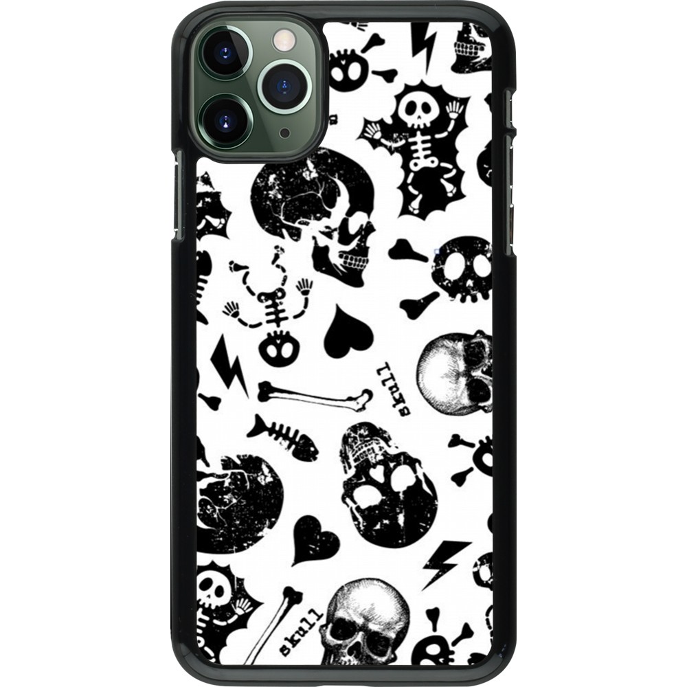 Coque iPhone 11 Pro Max - Halloween 2024 skeleton mix