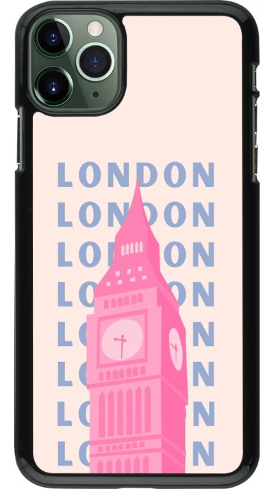 Coque iPhone 11 Pro Max - London Pink Print