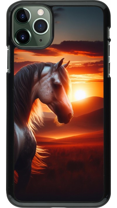 Coque iPhone 11 Pro Max - Majestic Sunset Horse