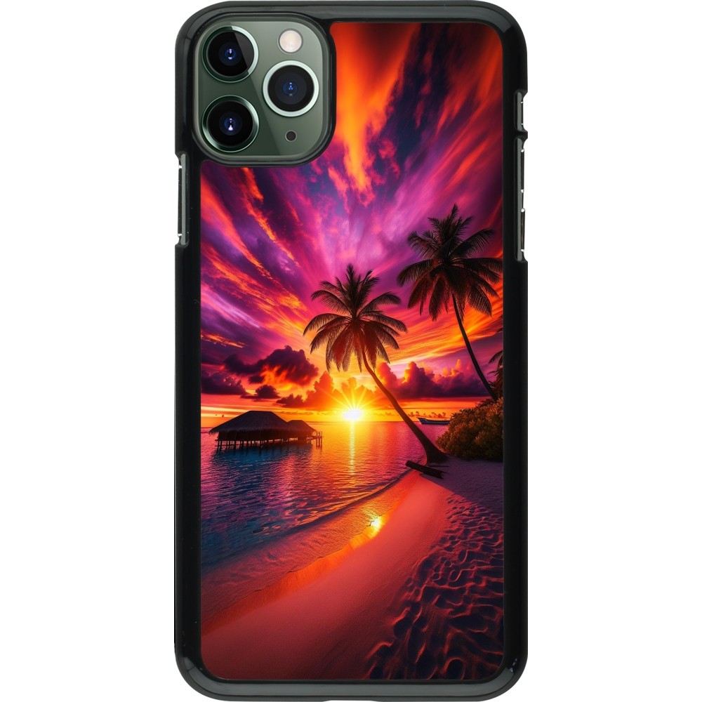 Coque iPhone 11 Pro Max - Maldives Dusk Bliss