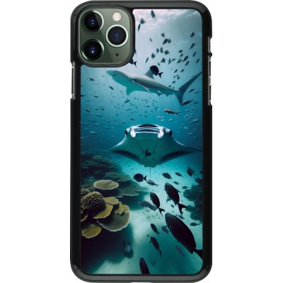 Coque iPhone 11 Pro Max - Manta Lagon Nettoyage