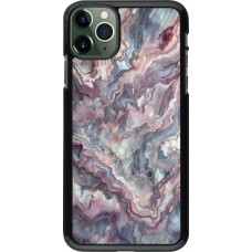 Coque iPhone 11 Pro Max - Marbre violette argentée