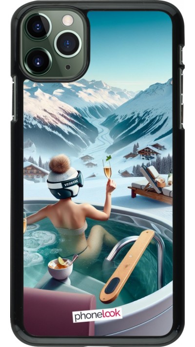 Coque iPhone 11 Pro Max - Montagne Glamour Jacuzzi