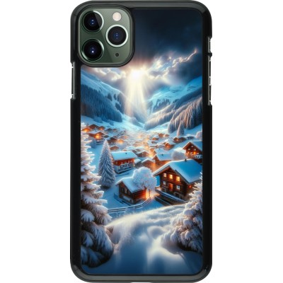 Coque iPhone 11 Pro Max - Mont Neige Lumière