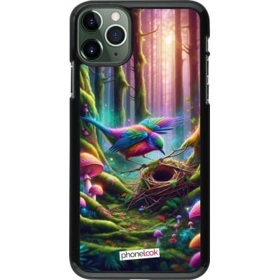 Coque iPhone 11 Pro Max - Oiseau Nid Forêt