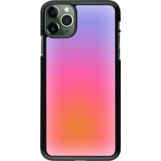 Coque iPhone 11 Pro Max - Orange Pink Blue Gradient