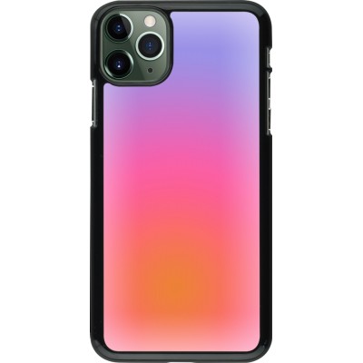 Coque iPhone 11 Pro Max - Orange Pink Blue Gradient