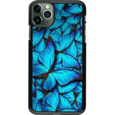 Coque iPhone 11 Pro Max - Papillon - Bleu