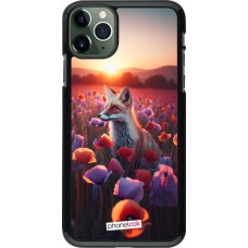 Coque iPhone 11 Pro Max - Renard pourpre au crépuscule