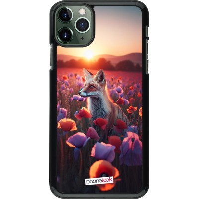 Coque iPhone 11 Pro Max - Renard pourpre au crépuscule