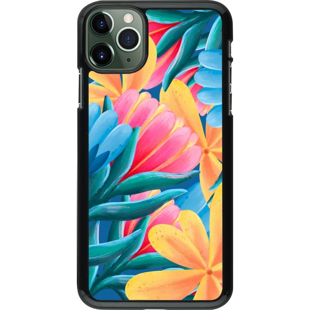 Coque iPhone 11 Pro Max - Spring 23 colorful flowers