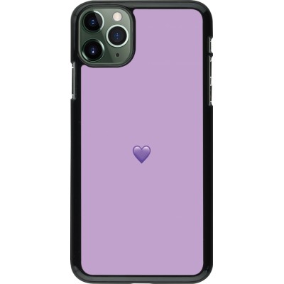 Coque iPhone 11 Pro Max - Valentine 2023 purpule single heart