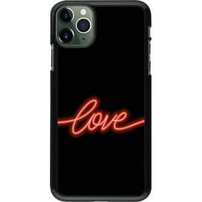 Coque iPhone 11 Pro Max - Valentine 2023 neon love