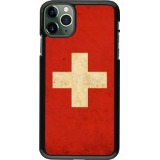 Coque iPhone 11 Pro Max - Vintage Flag SWISS