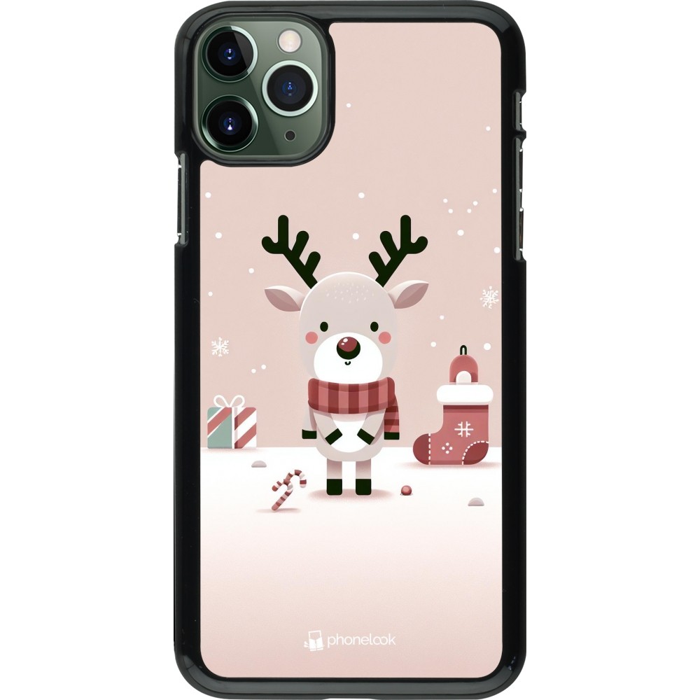 Coque iPhone 11 Pro Max - Noël 2023 Choupinette Renne