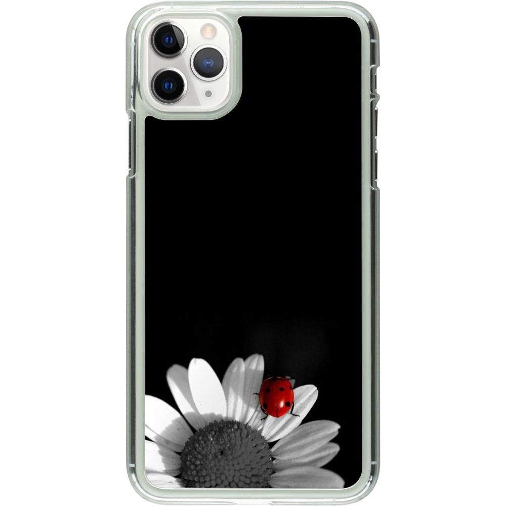 Coque iPhone 11 Pro Max - Plastique transparent Black and white Cox