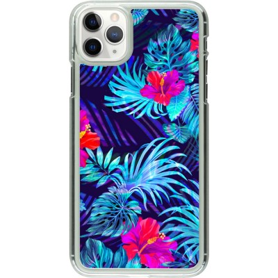 Coque iPhone 11 Pro Max - Plastique transparent Blue Forest