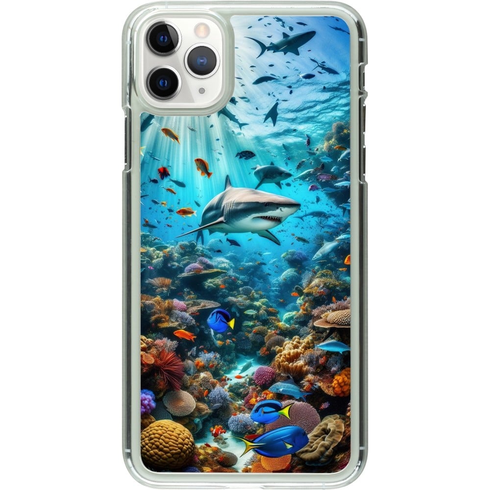 Coque iPhone 11 Pro Max - Plastique transparent Bora Bora Mer et Merveilles