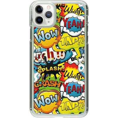 Coque iPhone 11 Pro Max - Plastique transparent Cartoons slogans