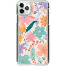 Coque iPhone 11 Pro Max - Plastique transparent Easter 2024 spring flowers