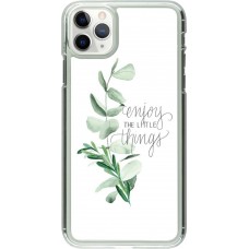 Coque iPhone 11 Pro Max - Plastique transparent Enjoy the little things