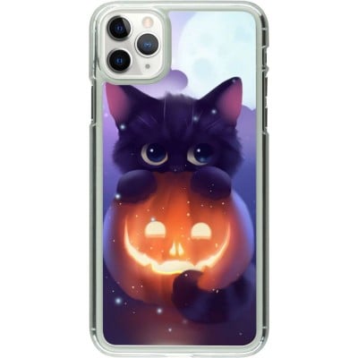 Coque iPhone 11 Pro Max - Plastique transparent Halloween 17 15