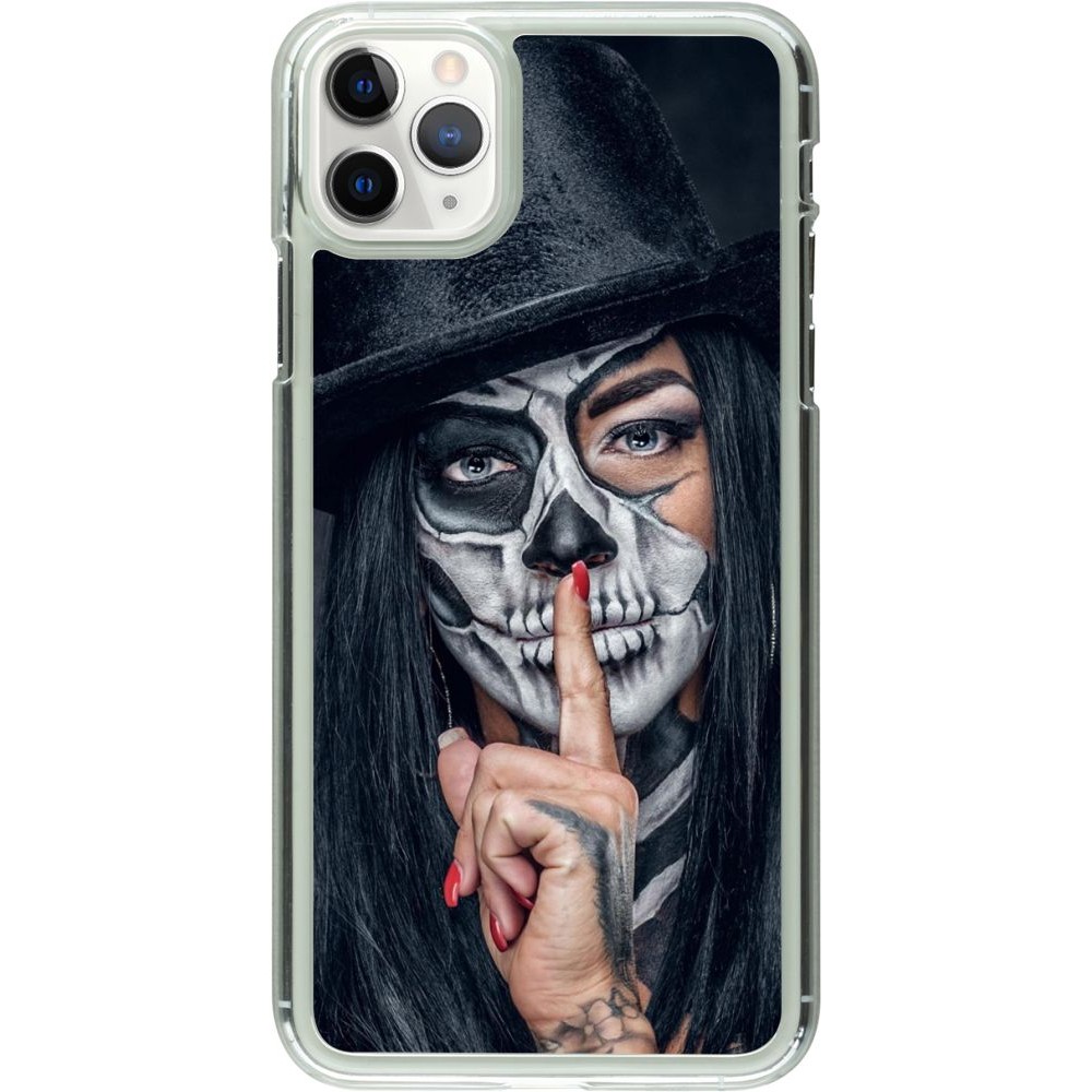 Coque iPhone 11 Pro Max - Plastique transparent Halloween 18 19