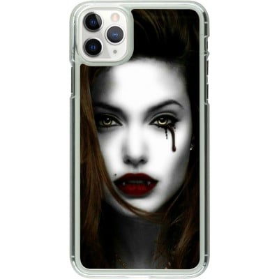 Coque iPhone 11 Pro Max - Plastique transparent Halloween 2023 gothic vampire