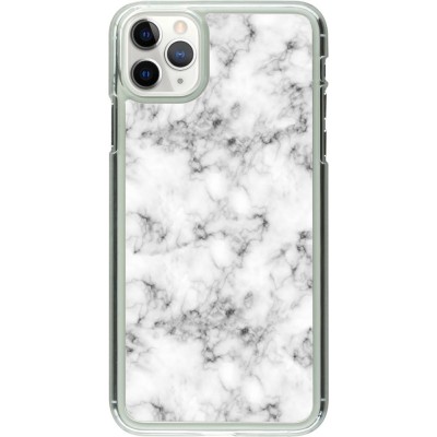 Coque iPhone 11 Pro Max - Plastique transparent Marble 01