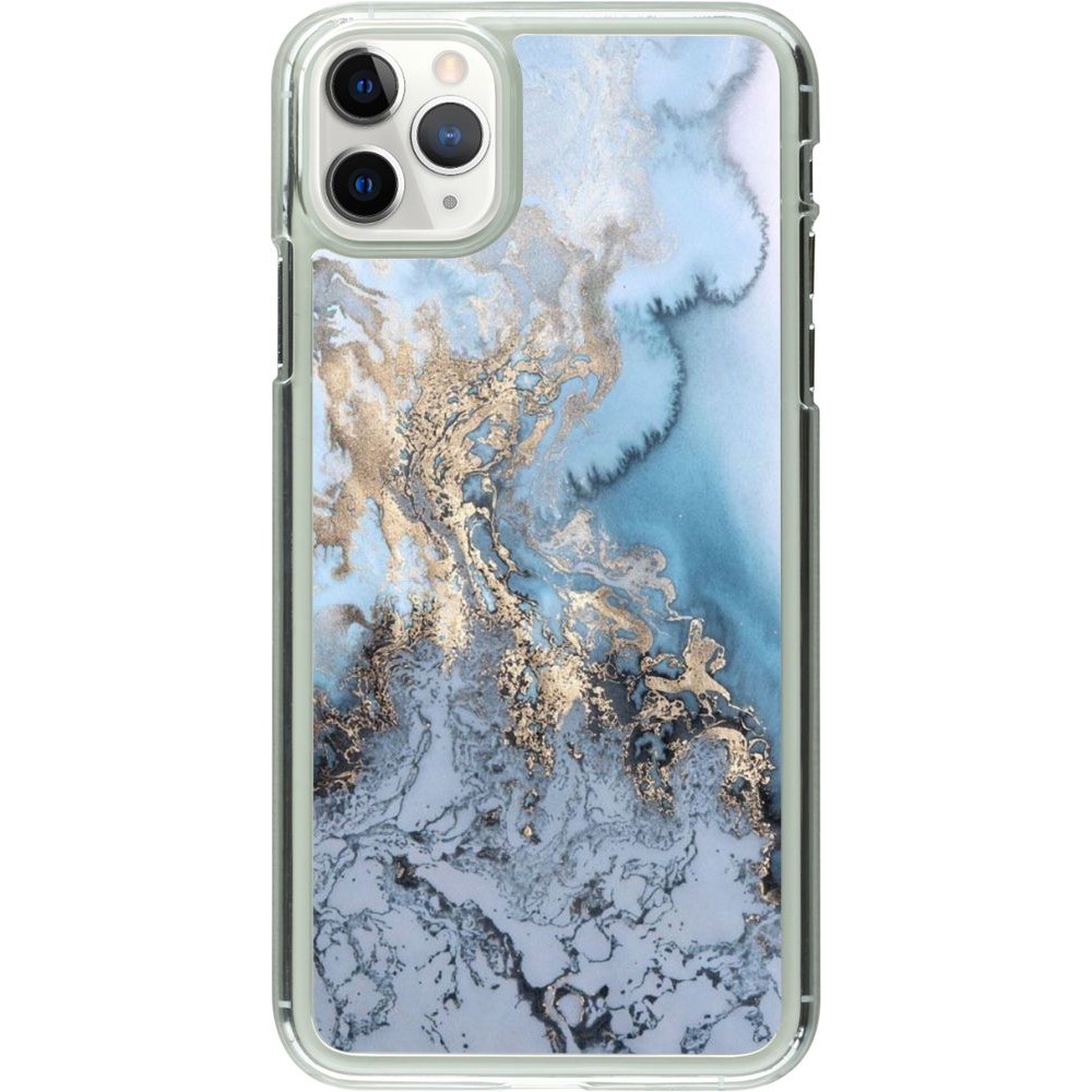 Coque iPhone 11 Pro Max - Plastique transparent Marble 04