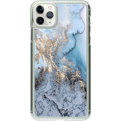 Coque iPhone 11 Pro Max - Plastique transparent Marble 04