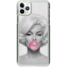 Coque iPhone 11 Pro Max - Plastique transparent Marilyn Bubble