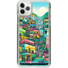 Coque iPhone 11 Pro Max - Plastique transparent Medellin Comuna 13 Art