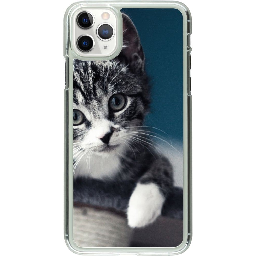 Coque iPhone 11 Pro Max - Plastique transparent Meow 23