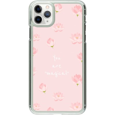 Coque iPhone 11 Pro Max - Plastique transparent Mom 2023 your are magical