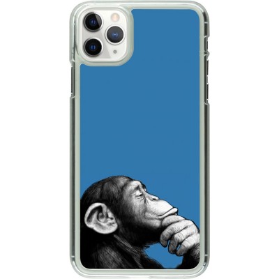 Coque iPhone 11 Pro Max - Plastique transparent Monkey Pop Art