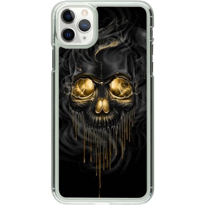 Coque iPhone 11 Pro Max - Plastique transparent Skull 02