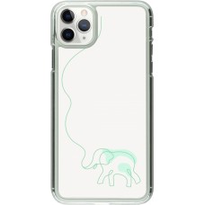 Coque iPhone 11 Pro Max - Plastique transparent Spring 23 baby elephant