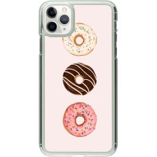 Coque iPhone 11 Pro Max - Plastique transparent Spring 23 donuts