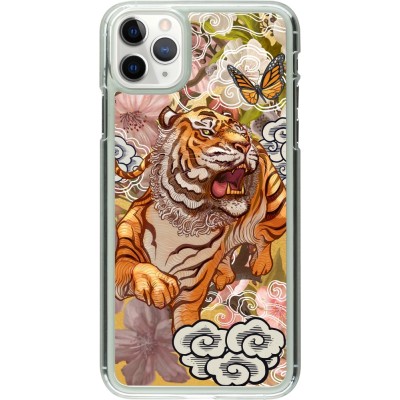 Coque iPhone 11 Pro Max - Plastique transparent Spring 23 japanese tiger