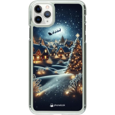 Coque iPhone 11 Pro Max - Plastique transparent Noël 2023 Christmas is Coming