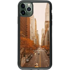 Coque iPhone 11 Pro Max - Silicone rigide noir Autumn 2024 New York city