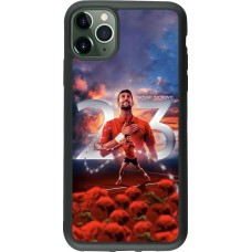 Coque iPhone 11 Pro Max - Silicone rigide noir Djokovic 23 Grand Slam