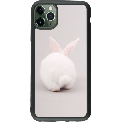 Coque iPhone 11 Pro Max - Silicone rigide noir Easter 2024 bunny butt