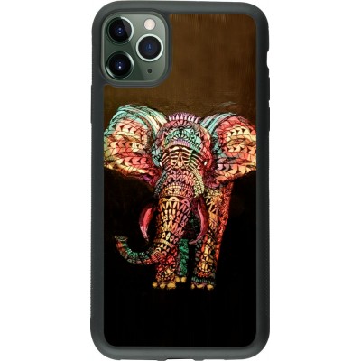 Coque iPhone 11 Pro Max - Silicone rigide noir Elephant 02